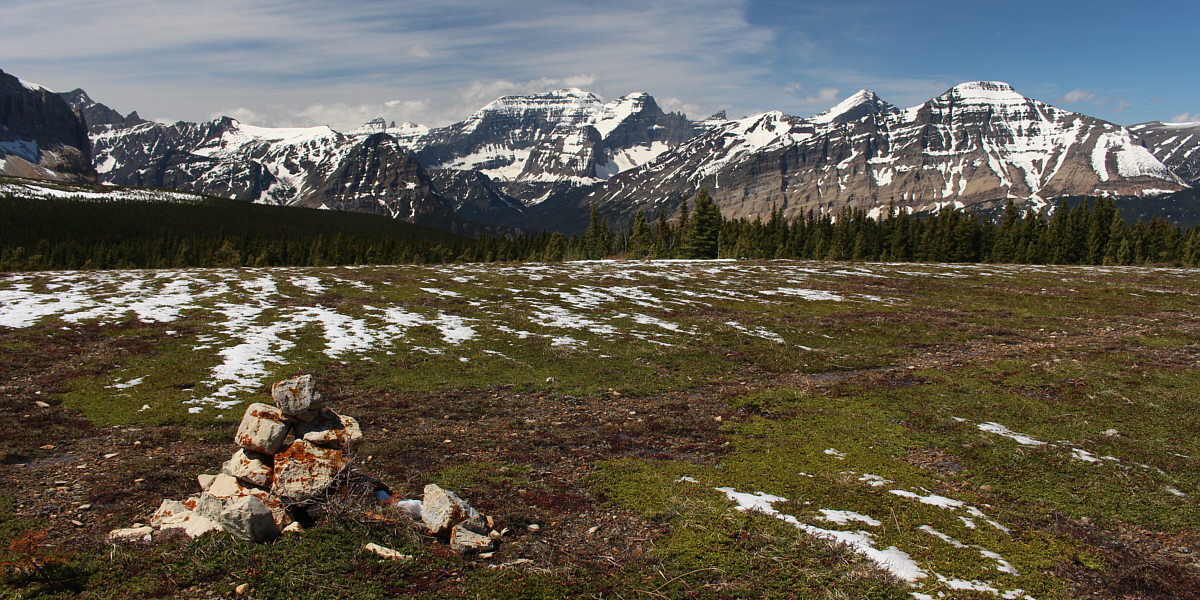 It's not a summit cairn, but the views are tremendous nonetheless!