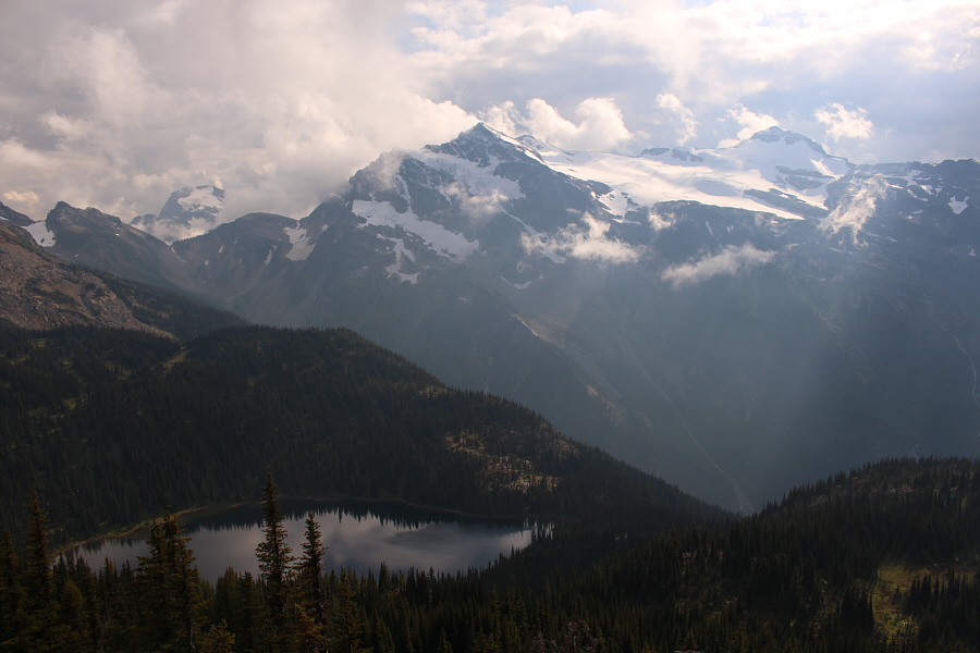 The lake is actually within a small provincial park.