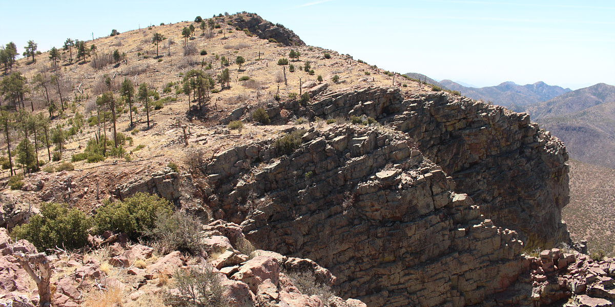 Try hugging the cliff top all the way up!