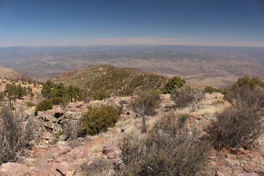 That's our descent route...for better or worse!