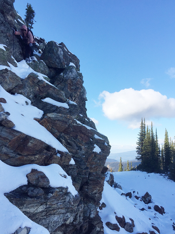 Not too tough, but the snow does add some spice to the proceedings!