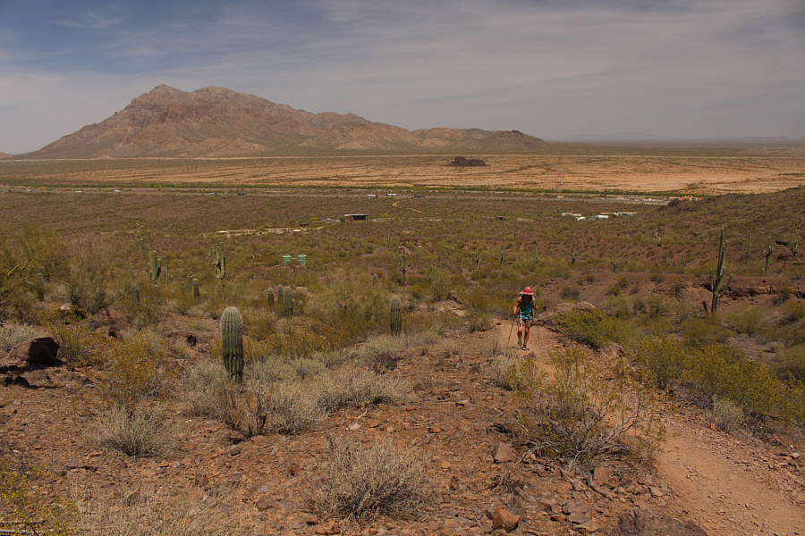 The good thing about the temperatures being so hot? The trail isn't crowded!