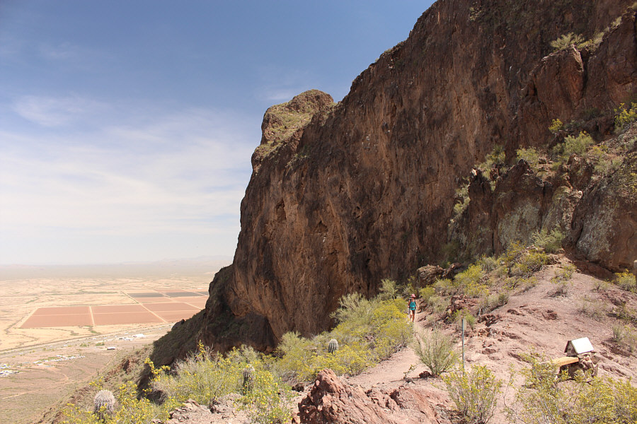 They shoulda just built a via ferrata up these cliffs!
