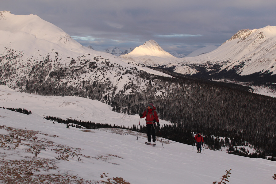 And the snow is really crusty too!