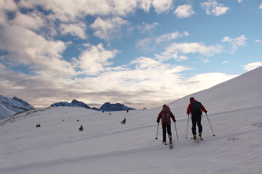 The snow felt very stable here.