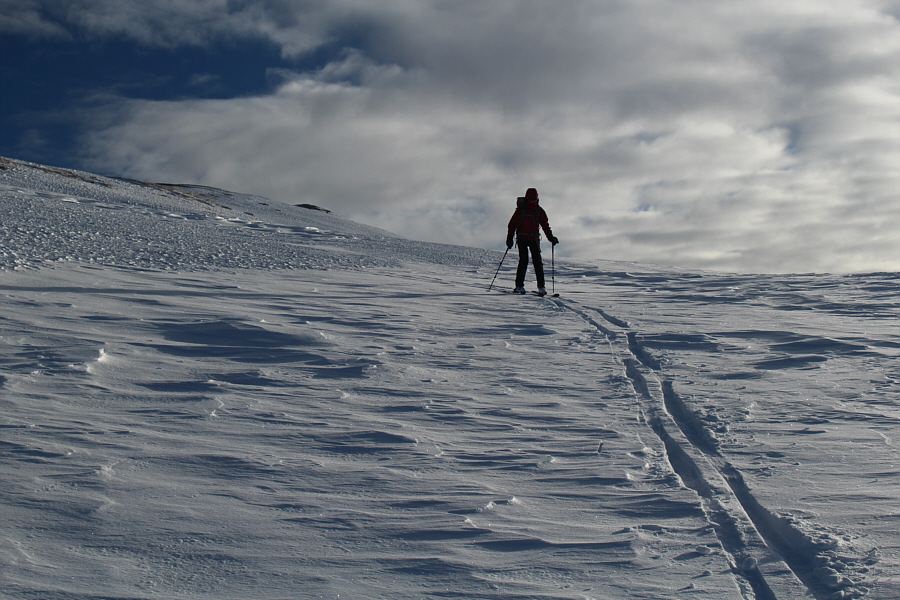 The skiing here was not great but passable.