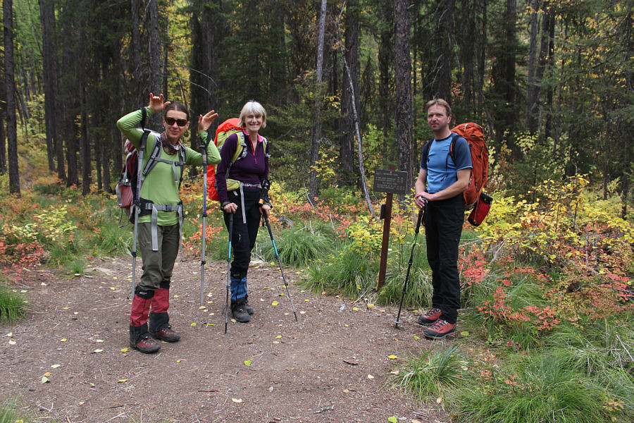 Zosia is pretending to be a moose.