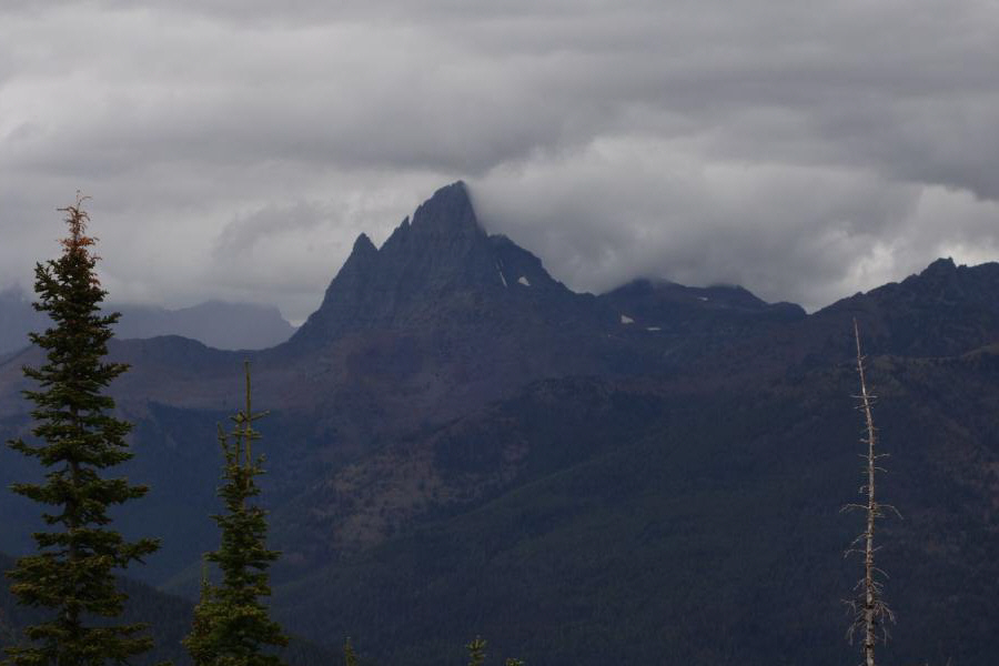 Arguably the hardest mountain to climb in Glacier National Park.