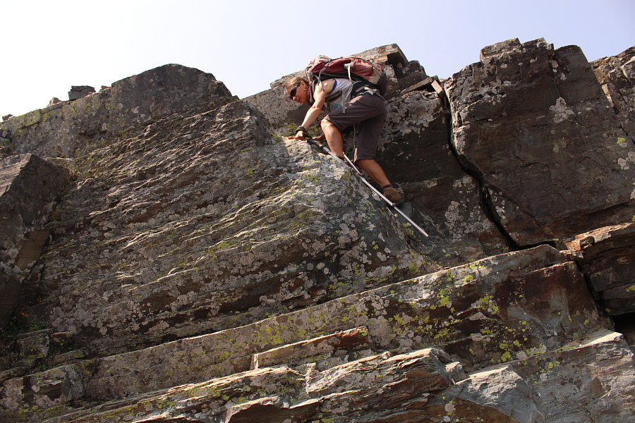 Even the goats couldn't traverse to the third bump!