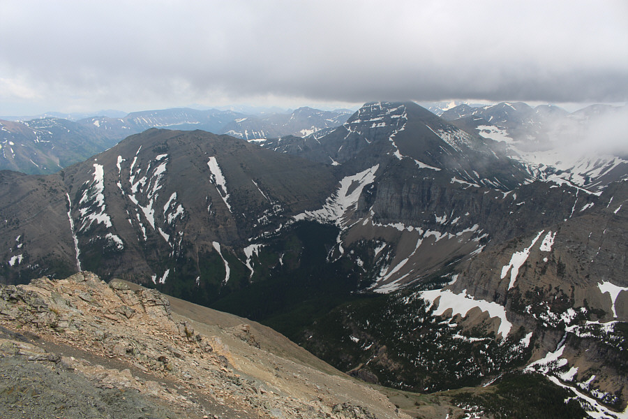 Not the best day to be up on Mount Haig!