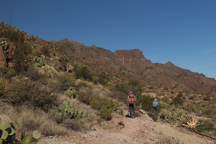 We would catch up to this lone hiker later at the summit.