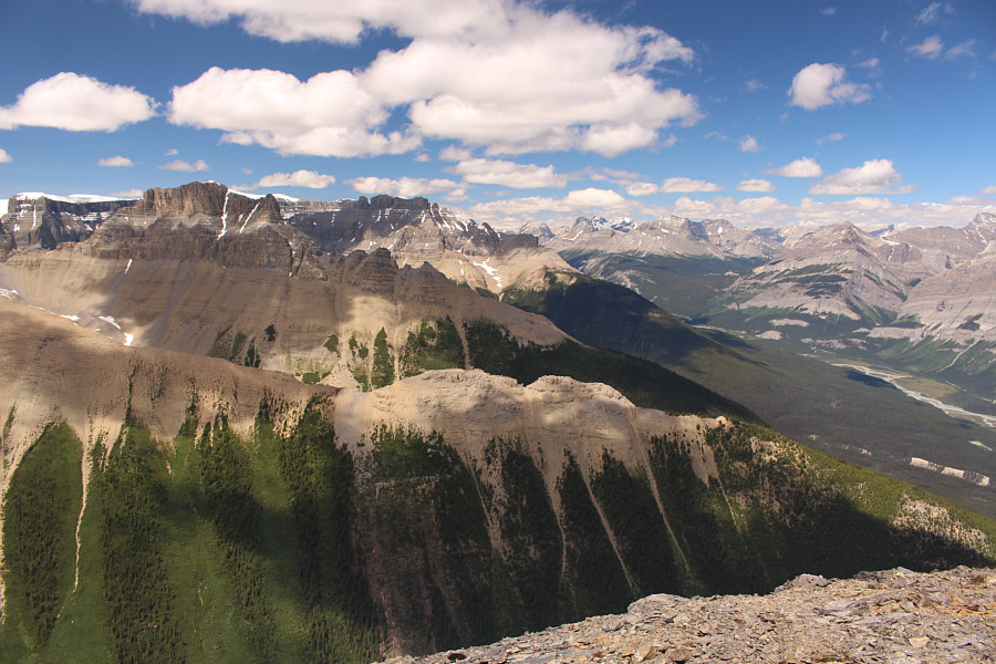 Mount Amery is just hidden behind the ridge on the left.