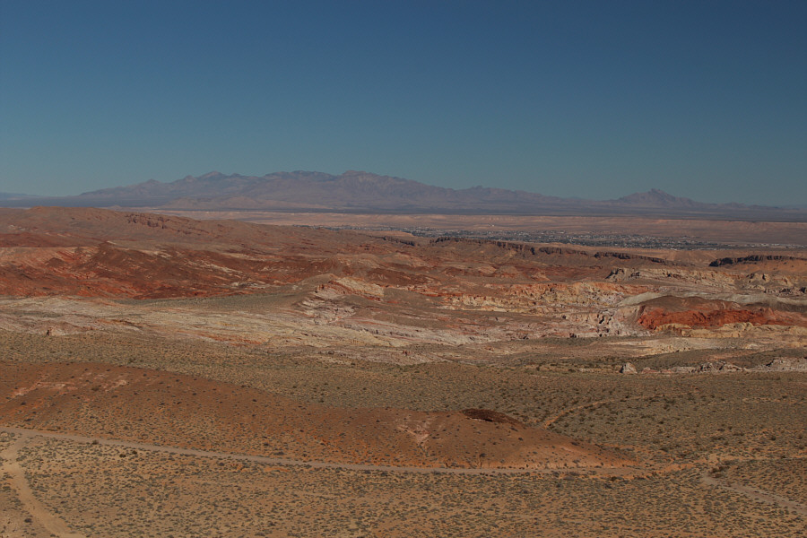 Moapa Peak is probably the best scramble in the vicinity of Las Vegas.
