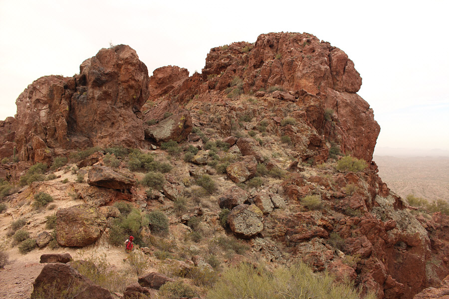 It probably would have been fun to scramble up some of these rocks, but we had a lot of driving ahead of us and needed to get going.