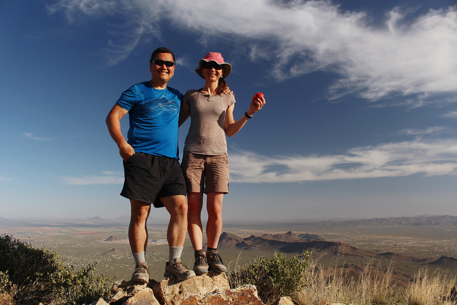 Not a difficult ascent but still worth an apple reward!