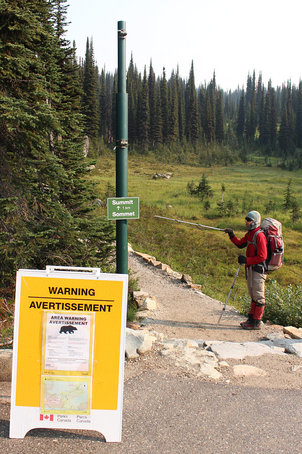 We're only 1 km from the summit? I guess it's gonna be a short day!