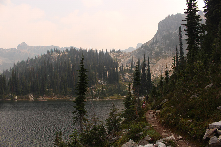 Yep, that's the top of Mount Williamson just peeking above the ridge!