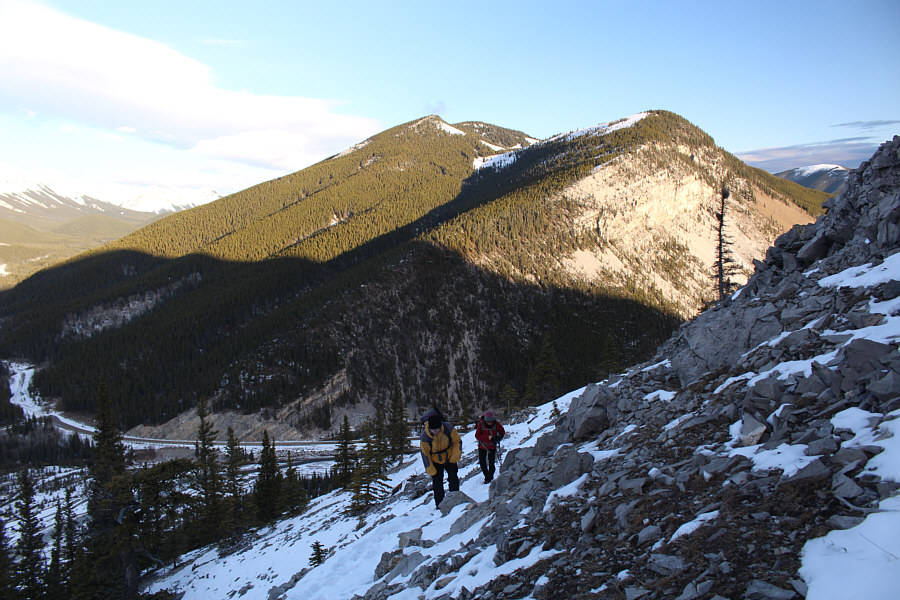 Steep climb!