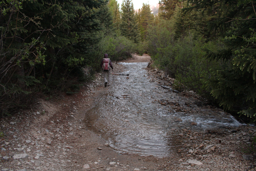 Maybe we should have brought a canoe?