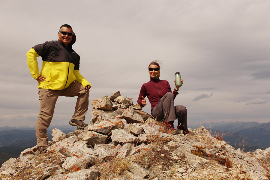 We didn't bother to sign the register as it was completely soaked.