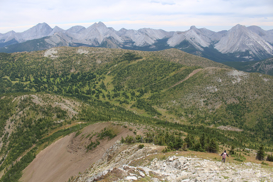 There is some potentially nice ski touring terrain here...if you could only get here in winter!