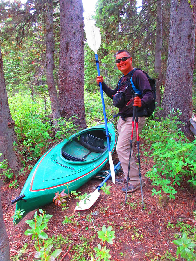 Wanna try kayaking the outlet creek back to our car?
