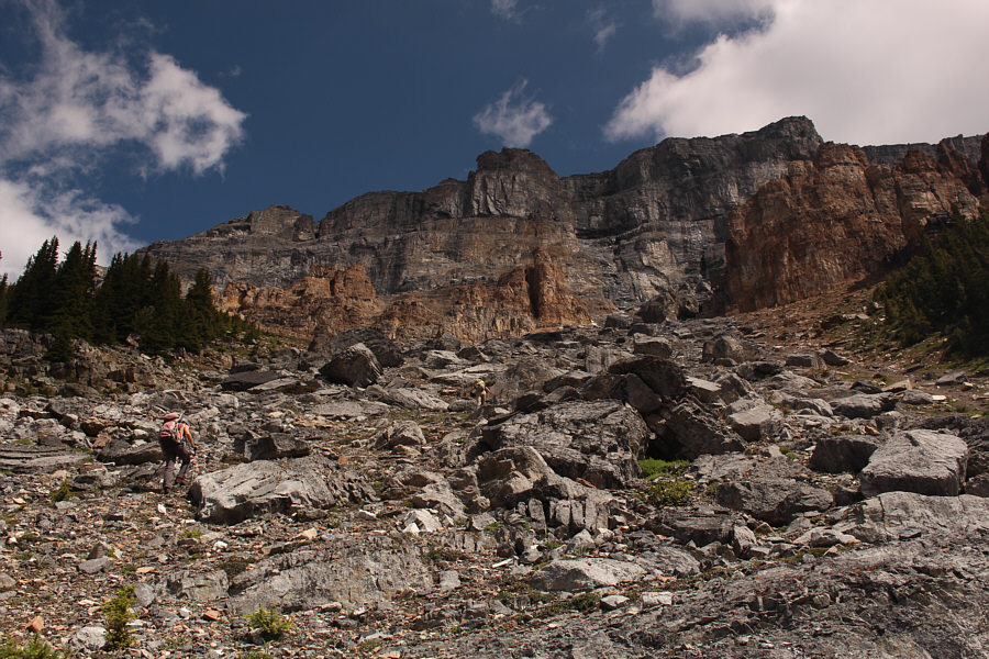 It's a good thing the big boulders don't move...much!