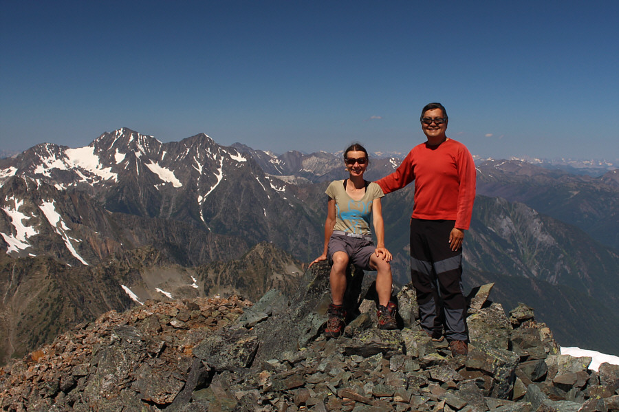 We couldn't have picked a better day to be up here!