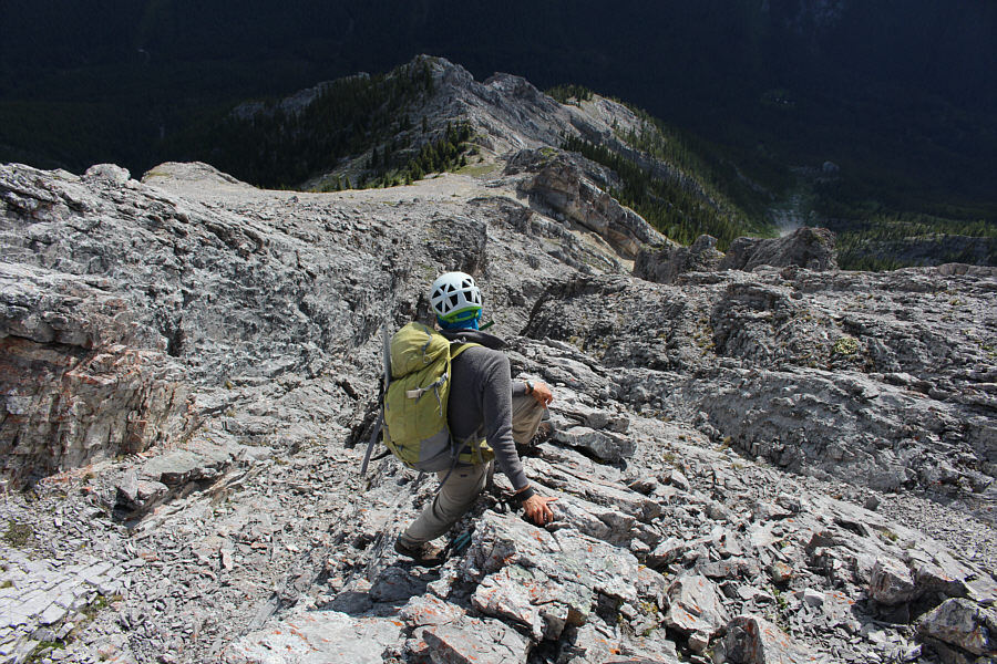 But first, we have to get across this crack!