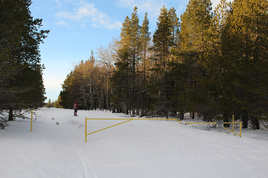 I believe this gate is designed to prevent drunken yahoos from getting to Cameron Lake!