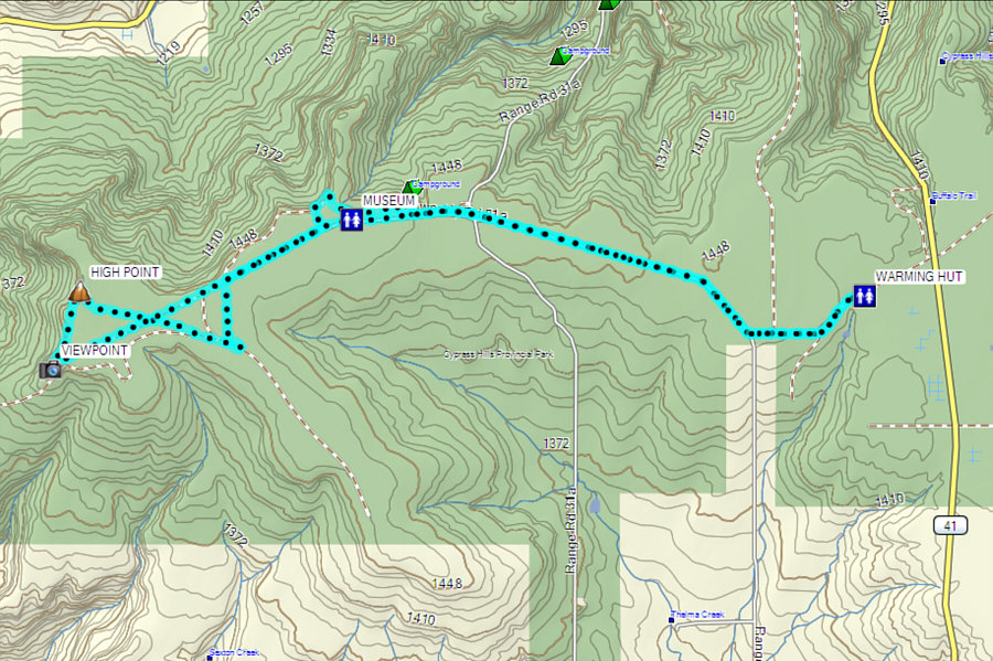 A surprisingly fun ski despite the mundane terrain.