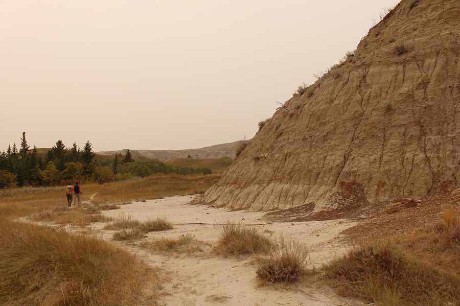 On easy street except for the long climb back up to the parking lot!