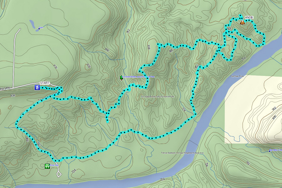 The perfect hike for a smoky day.