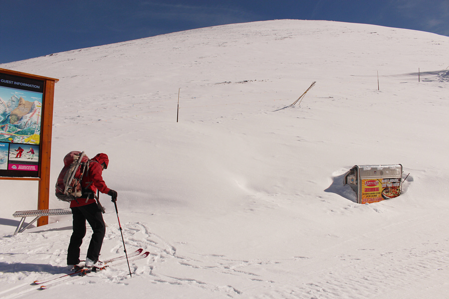 There's still another 250 metres of elevation gain left.