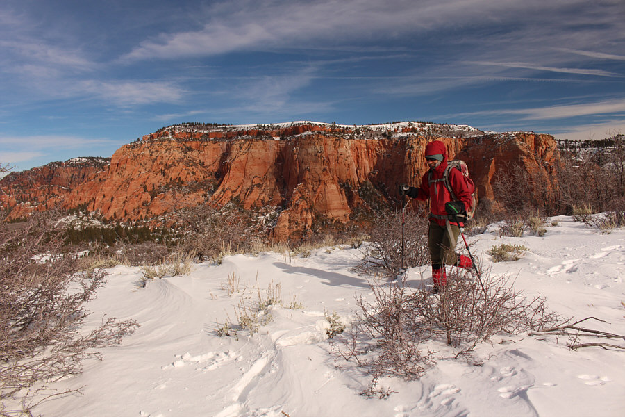 The snow must be even deeper on the plateau!