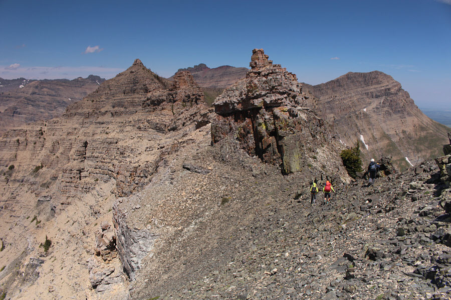 Looks like a lot of sidehill bashing ahead...