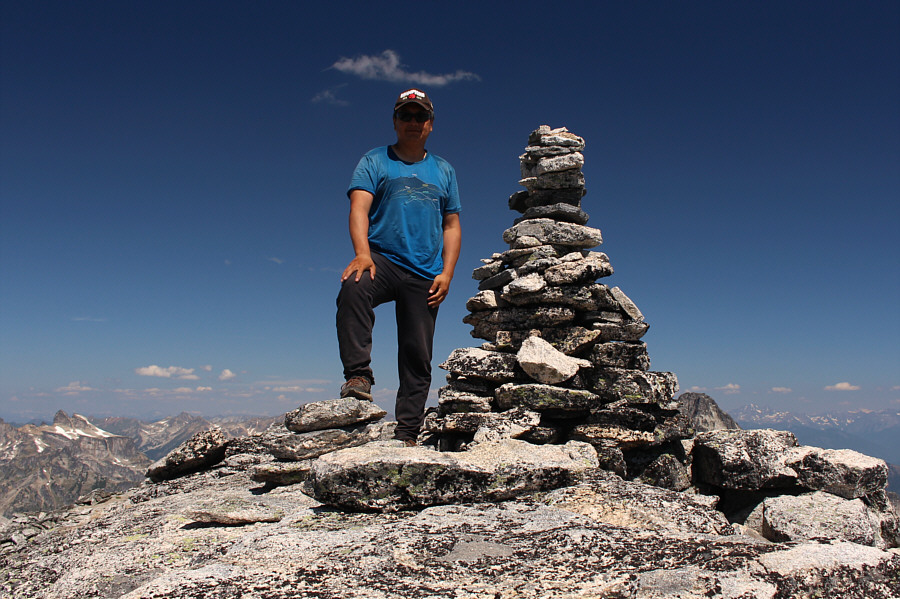 Bittersweet victory--I wish Zosia could have been up here with me.