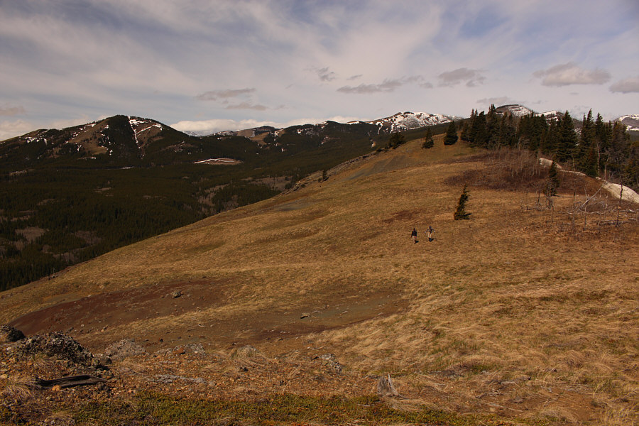 We went to the southeast end just to make sure we tagged all the high points along the hill top!