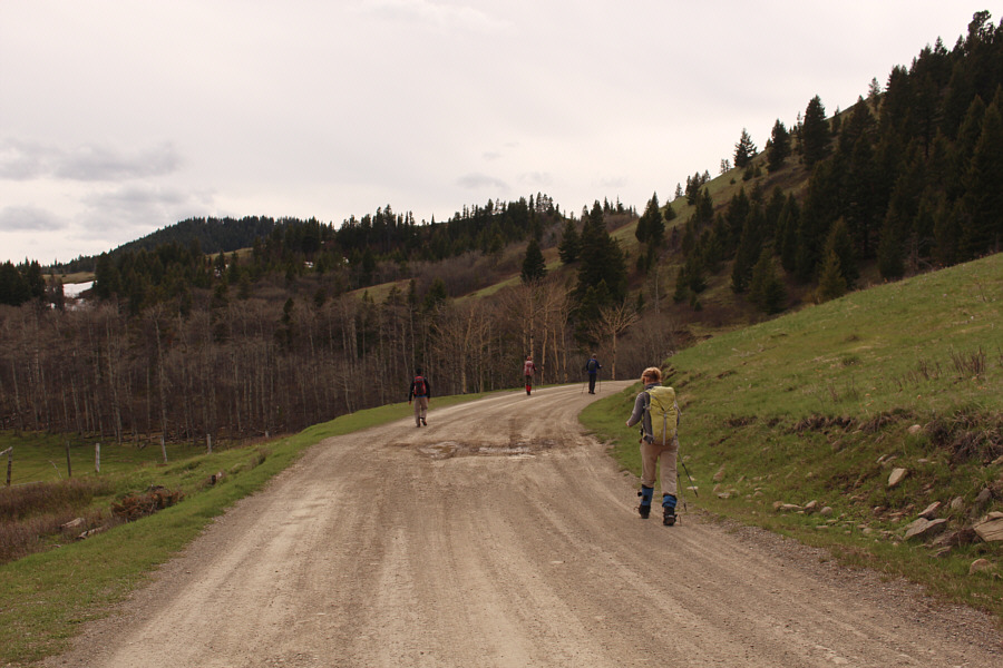 Had we known we were going to be returning this way, we could have set up a car shuttle...doh!