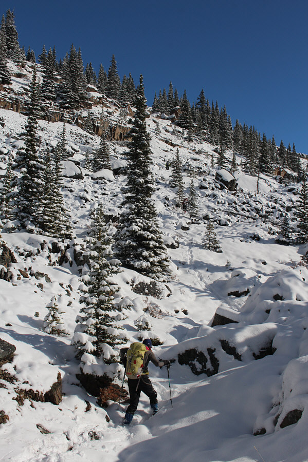 Alda did a great job of route-finding here!