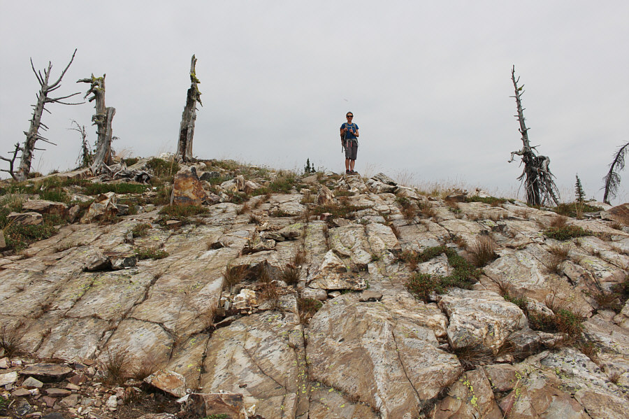 This is about as close to scrambling as you'll get on this mountain.