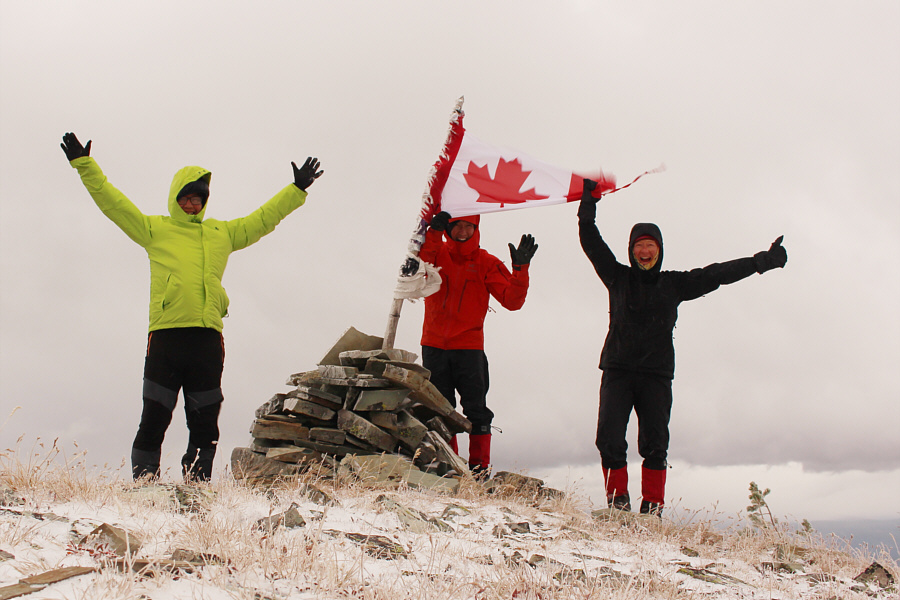 Wow. I didn't think we would make it up here today!