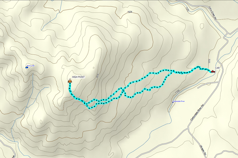 Not the most pleasant hike but good enough for when the weather is unsettled.
