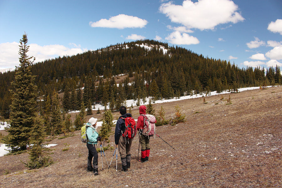 Correction: the best *snow-free* route up the northern high point!