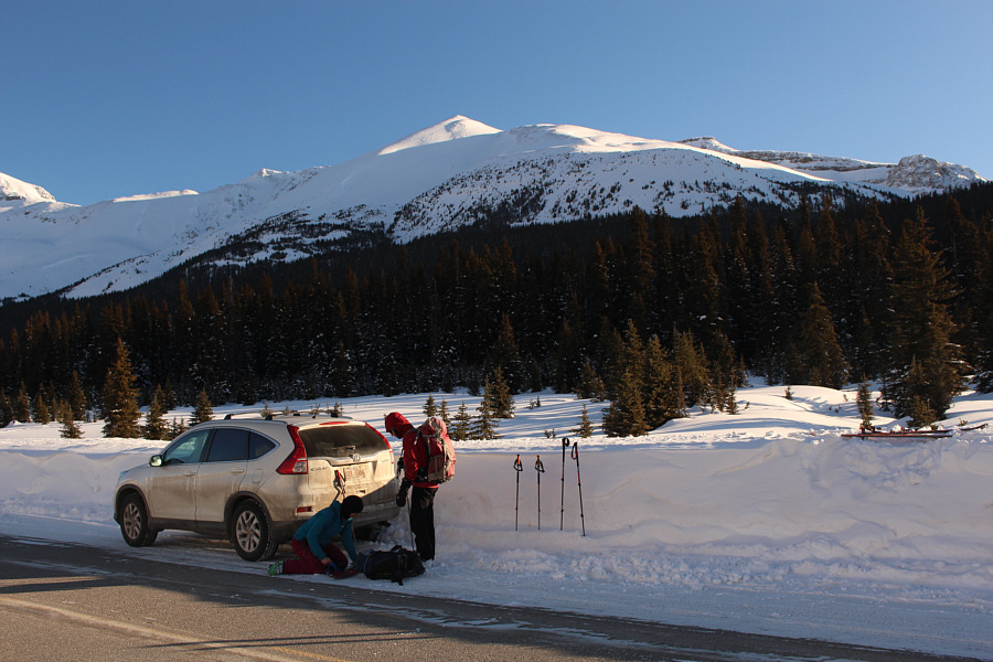 As I've stated before, they really need to build a winter parking lot here!