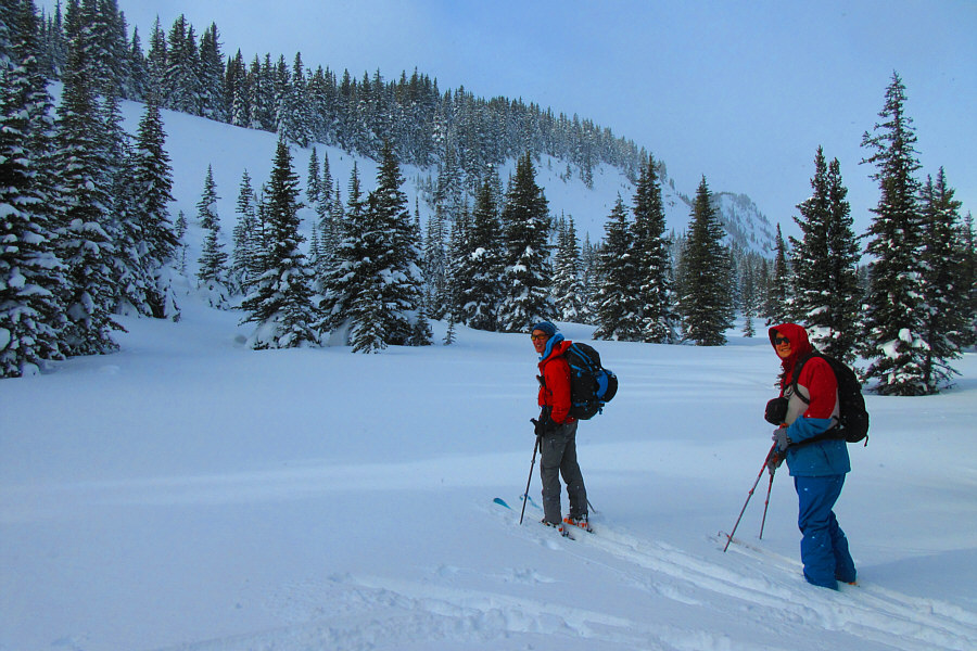 That would be our ascent route!