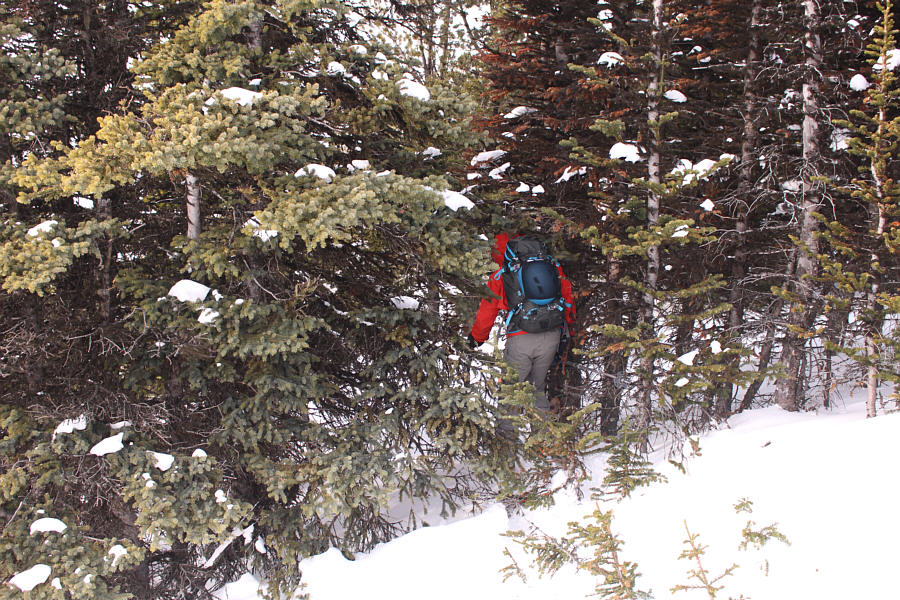 Not good skiing here!