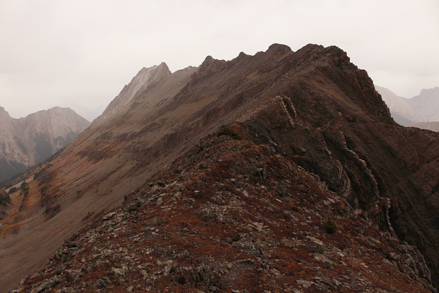 This is NOT the Kane scramble route for Mount Burstall!