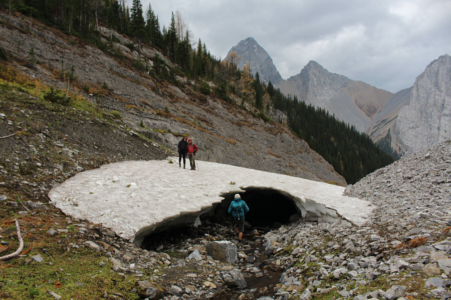 Is Wil gonna go into the snow tunnel?