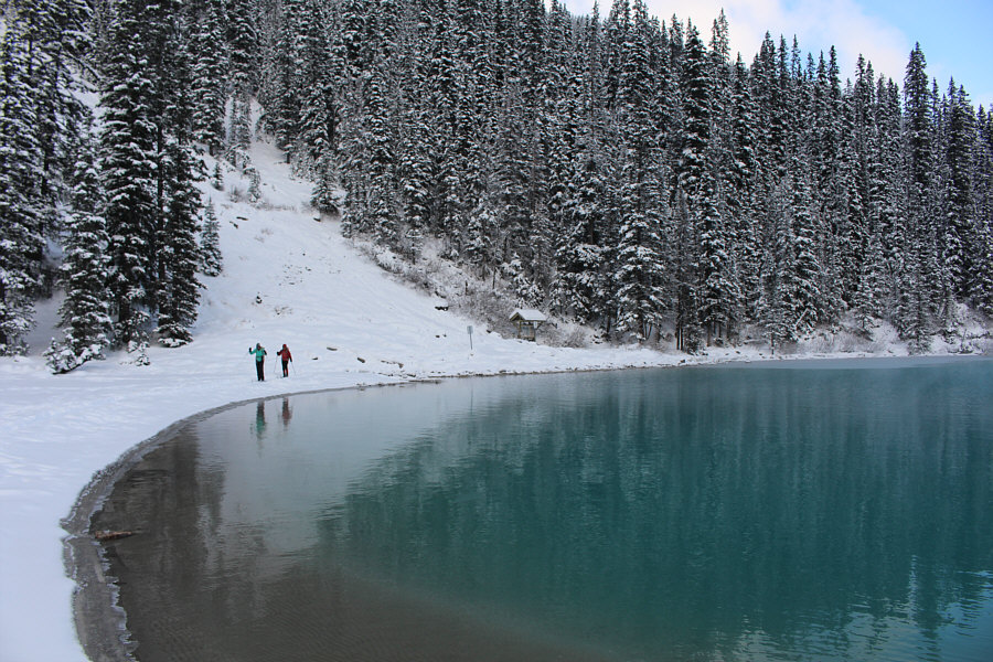 Much less tourists at this end of the lake!